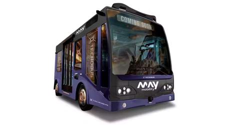 May Mobility ha presentato un minibus elettrico autonomo al CES 2025