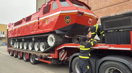 La Repubblica Ceca testa il nuovo veicolo anfibio KALAN per sostituire il PTS sovietico