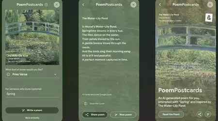 Google Arts & Culture ha imparato a creare cartoline con poesie generate dall'intelligenza artificiale