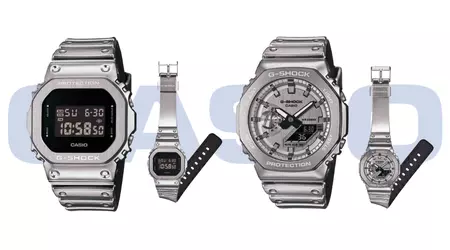 Casio potrebbe annunciare i nuovi orologi in metallo G-Shock GM-2100YM-8A e GM-5600YM-8 con funzionalità Tough Solar e resistenza all'acqua