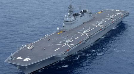 Il Giappone ha ammodernato la portaelicotteri JS Kaga: la nave può ora ospitare i caccia di quinta generazione F-35B Lightning II