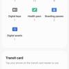 Interfaccia Samsung Wallet