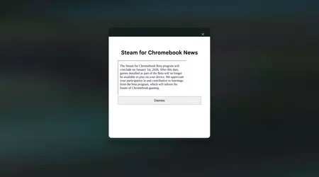 Steam smetterà di funzionare sui Chromebook il 1 gennaio 2026
