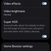Impostazioni Super HDR di Samsung One UI 7.0