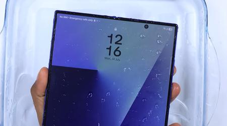 Galaxy Fold 7 acceso dopo 12 ore nel ghiaccio e ha superato un tuffo nel fiume (video)