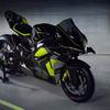 Motocicletta sportiva Ducati Panigale V4 Lamborghini con carrozzeria in fibra di carbonio