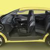 Interni di Ford Puma Gen-E con display all'avanguardia