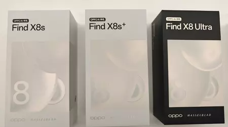 Sono trapelate online le immagini della scatola degli smartphone Oppo Find X8s, Oppo Find X8s+ e Oppo Find X8 Ultra.
