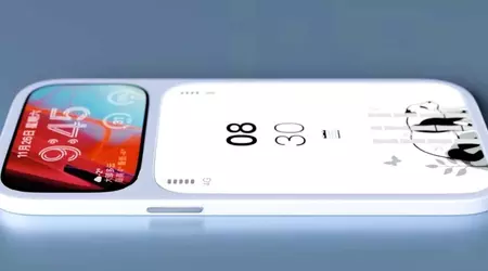 L'entusiasta sorprende il pubblico con lo smartphone concettuale Pixel Duo, che ha due schermi — IPS e e‑ink