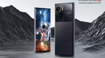 ZTE Axon 50 Ultra: display OLED a 144Hz, chip Snapdragon 8+ Gen 1, fotocamera da 50MP e supporto satellitare