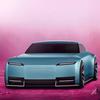 Vista frontale della Jaguar Type 00 Concept