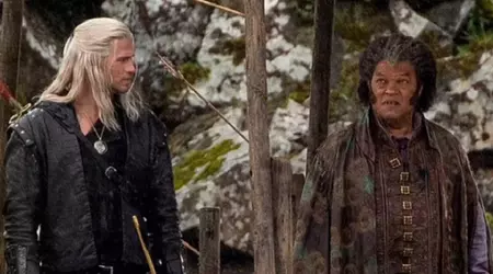 La star di Matrix nei panni di un vampiro: pubblicate le prime immagini delle riprese della quarta stagione di The Witcher con Liam Hemsworth e Laurence Fishburne