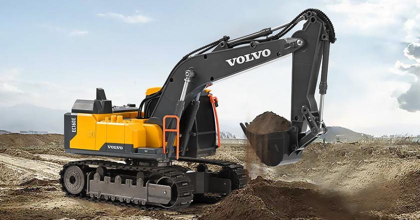 Escavatore RC per adulti Volvo DOPPIO E