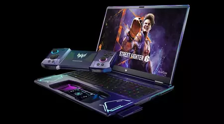 Acer ha presentato all'IFA 2024 il portatile da gioco Project DualPlay, dotato di un controller di gioco integrato nello chassis.