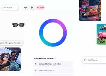 Meta ha presentato l'app Meta AI: ...