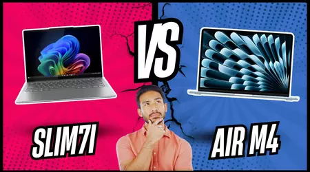 Lenovo Slim7i vs Apple MacBook Air M4: Confronto