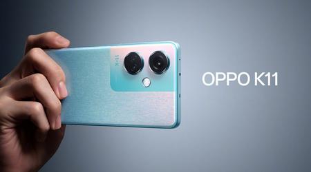 OPPO K11: display OLED a 120Hz, chip Snapdragon 782G e batteria da 5000mAh con supporto alla ricarica rapida da 100W