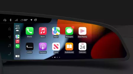 Le auto elettriche Lucid Air supportano CarPlay senza fili