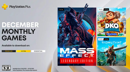 Mass Effect Legendary Edition, Biomutant e Divine Knockout: i giochi che gli abbonati a PlayStation Plus riceveranno a dicembre