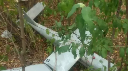 Nella regione di Dnipropetrovsk "atterrò" l'UAV nemico "Orlan-10" - è già stato consegnato all'AFU (foto)