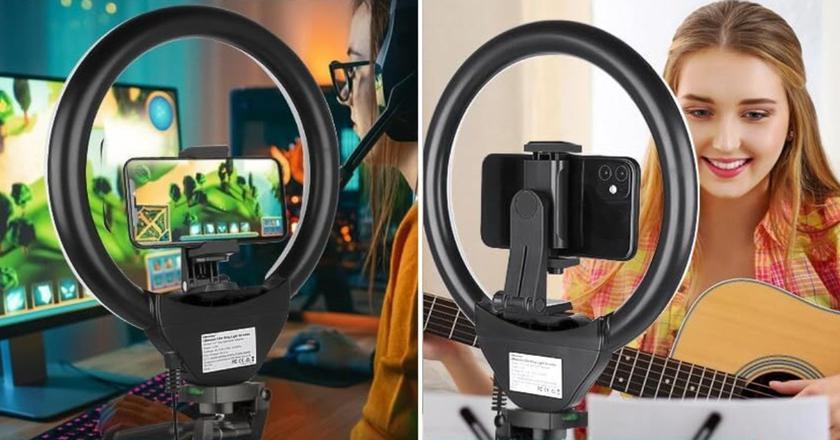 UBeesize Ring Ligh miglior supporto per registrazione video con cellulare