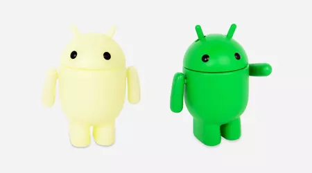 Google rilascia la figura di Android "The Bot", fosforescente.