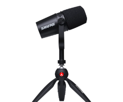Shure MV7 Microfono Podcast con treppiede