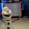 Anteprima dell'animatronic Olaf
