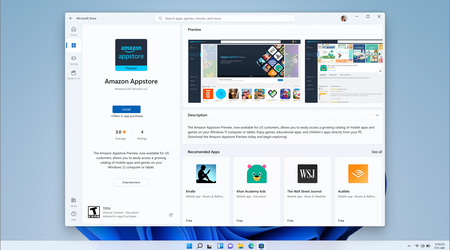 Microsoft ha pubblicato i requisiti di sistema per l'esecuzione di applicazioni Android su un PC: Core i3, Ryzen 3000, SSD e 8 GB di RAM