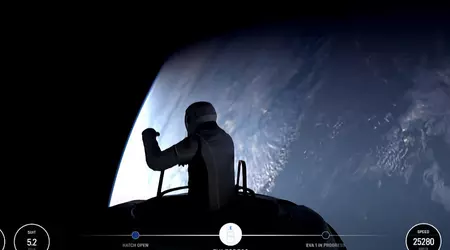 Un video unico: I membri della missione Polaris Down hanno effettuato la prima passeggiata spaziale di astronauti non professionisti.