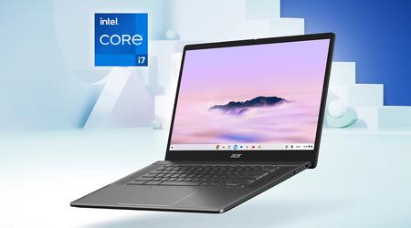 Acer Chromebook Plus 515 - Chip Intel di 12a e 13a generazione, fino a 10 ore di autonomia e standard militare MIL-STD 810H, a partire da 399 dollari.