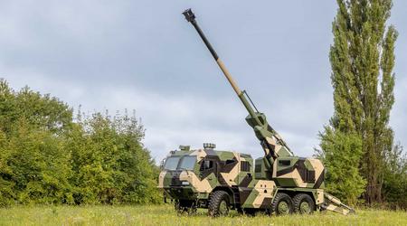 La Slovacchia ha presentato un obice semovente BIA da 155 mm su telaio Tatra con una gittata di 600 chilometri e un raggio di tiro di oltre 50 chilometri.