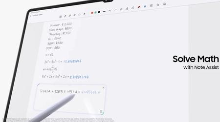 Gli utenti di Samsung Notes possono ora risolvere facilmente le equazioni aritmetiche