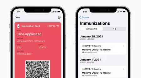 Grazie a iOS 15.4: gli utenti iPhone in Europa possono ora aggiungere il proprio certificato di vaccinazione alle app Wallet e Health