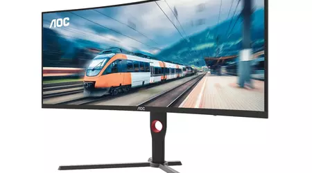AOC CU34G3X: monitor curvo a 180 Hz da 34 pollici con risoluzione 2K a 411€.