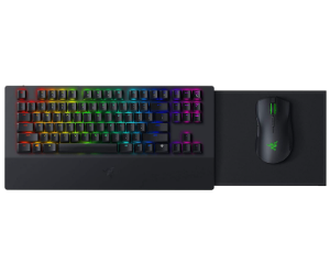 Combo di mouse e tastiera da gioco meccanici wireless Razer Turret