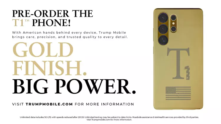 Lo smartphone T1 "americano" di Trump ...