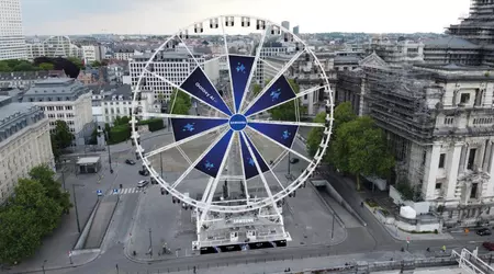 Puoi guidare la ruota panoramica gratuitamente a Bruxelles grazie a Samsung