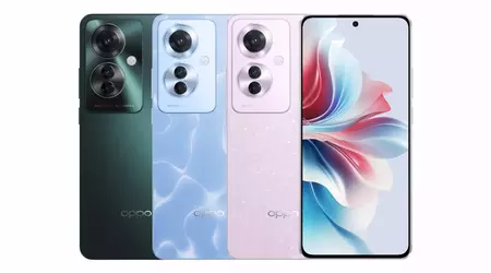 OPPO Reno 11 F: display OLED a 120 Hz, chip MediaTek Dimensity 7050, fotocamera da 64 MP e protezione IP65 per 305 dollari