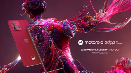 Motorola ha presentato lo smartphone Edge 30 Fusion nel colore Viva Magenta, definito da Pantone il colore del 2023.