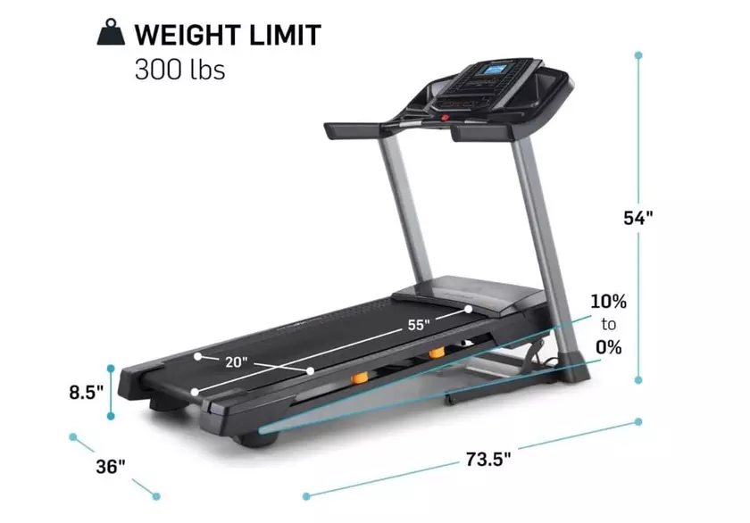 NordicTrack serie T Tapis roulant 1000€