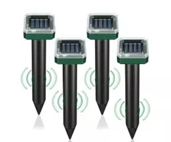 LOTARINI Repellente per talpe ad energia solare 4 Pack