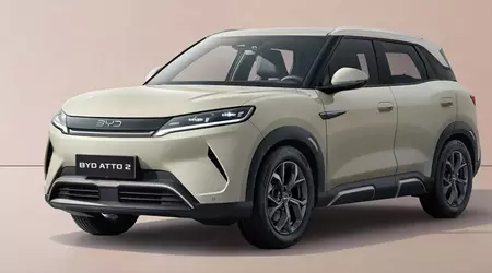 Il crossover elettrico compatto BYD Atto 2 arriverà presto sui mercati europei