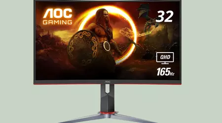 AOC CQ32G2S con schermo curvo da 32 pollici e frequenza di 165Hz è disponibile su Amazon con uno sconto di 30 dollari