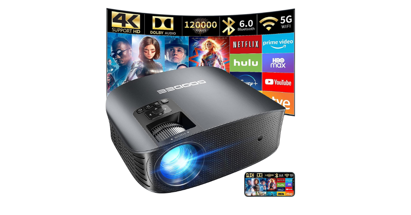 GooDee 4K miglior proiettore roku