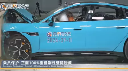 Xiaomi SU7 ha ottenuto cinque stelle su cinque nei crash test C-NCAP