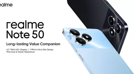 realme Note 50: il primo smartphone della nuova linea dell'azienda