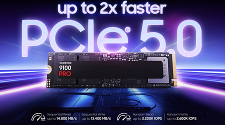 Samsung annuncia il 9100 Pro, un SSD NVMe PCIe 5.0 con una capacità massima di 8TB