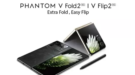 Senza aspettare l'annuncio: Tecno ha aperto i preordini per gli smartphone pieghevoli Phantom V Fold 2 e Phantom V Flip 2.