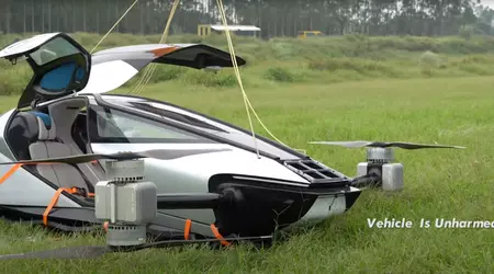 AeroHT ha mostrato come un paracadute balistico abbia salvato un aerotaxi dall'incidente dopo l'arresto dei motori a bassa quota.